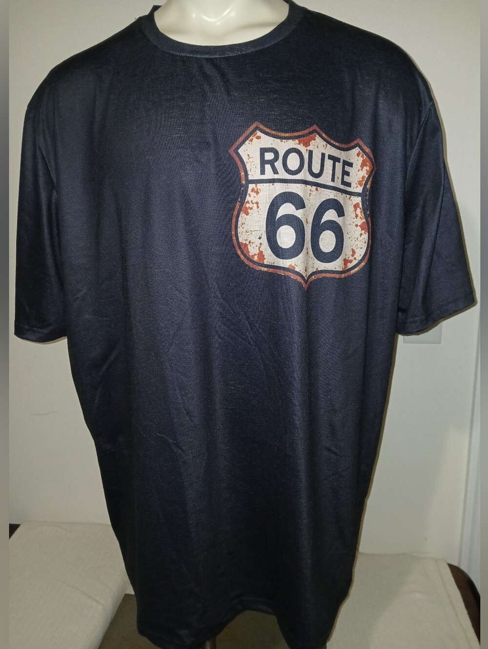 Unbranded Route 66 Anniversary Double Sided Classic Car Short Sleeve T Shirt 5XL
